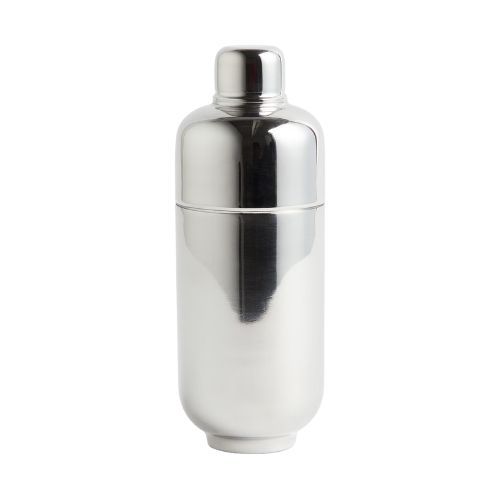Modern silver cocktail shaker