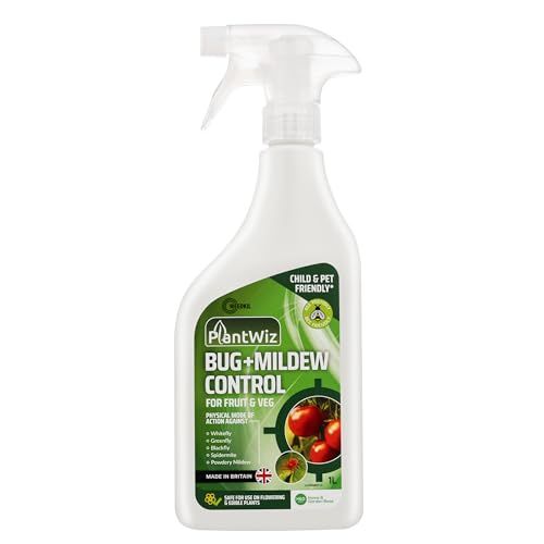 Weedkil Bug &amp;amp; Mildew Plant Control 1l - Bug &amp;amp; Fungus Spray for Plants, Flowers, Fruits &amp;amp; Veg - Child &amp;amp; Pet Friendly | Organic, Natural Ingredients - Ready to Use