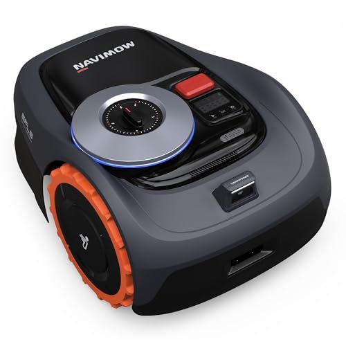 Segway Navimow I110n Robot Lawn Mower Perimeter Wire Free 1/4 Acre Rtk+vision Robotic Lawnmower, Ai-Assisted Mapping, Virtual Boundary, App Control, 58db(a) Quiet, Multi-Zone Management
