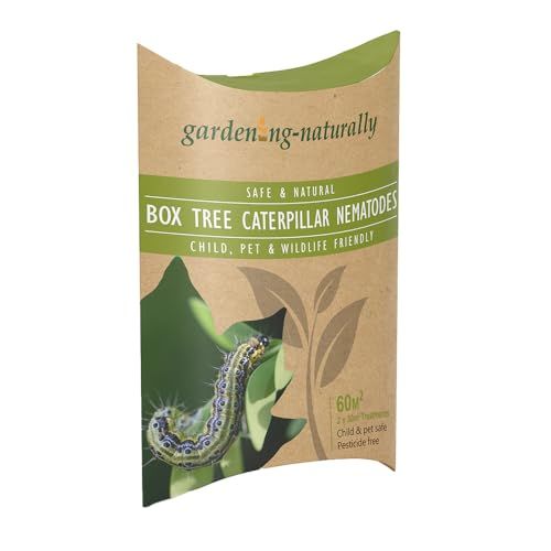 Box Moth Caterpillar Nematodes - 2 Applications, Covers Up to 60 Sqm, Formulated With Steinernema Nematodes, Effective Caterpillar Control
