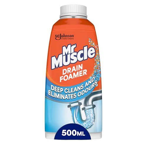 Mr Muscle Drain Foamer (500 Ml) Drain Cleaning Foam to Unblock &amp;amp; Eliminate Odour