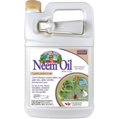Bonide Captain Jack's Neem Oil, 128 Oz Ready-To-Use, Multi-Purpose Fungicide, Insecticide and Miticide for Organic Gardening