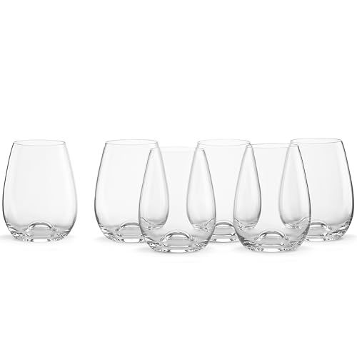 Lenox Tuscany Classics Stemless Glass Set, Buy 4 Get 6, 2.6 Lb, Clear