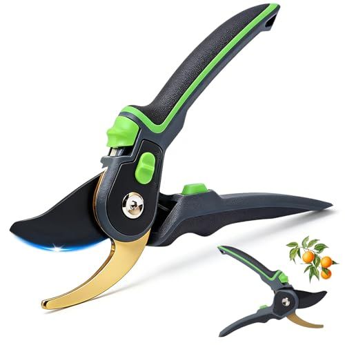 Leadstar Garden Pruners,pruning Shears for Gardening Heavy Duty With Rust Proof Stainless Steel Blades,best Bypass Pruner Garden Shears Professional Gardening Tools