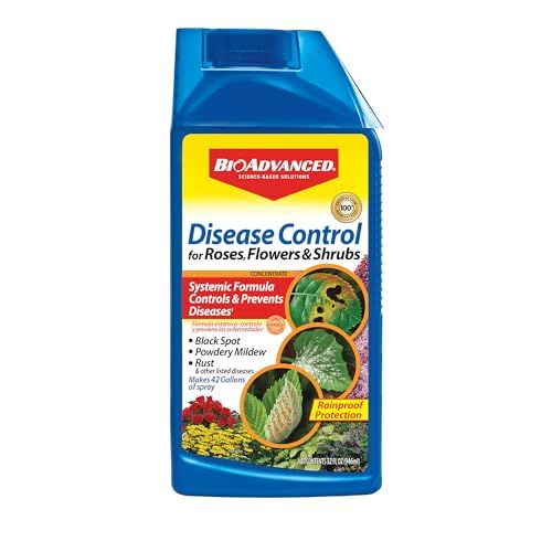 Bioadvanced Disease Control for Roses, Flowers and Shrubs, Concentrate, 32 Oz, 42 Gals of Spray