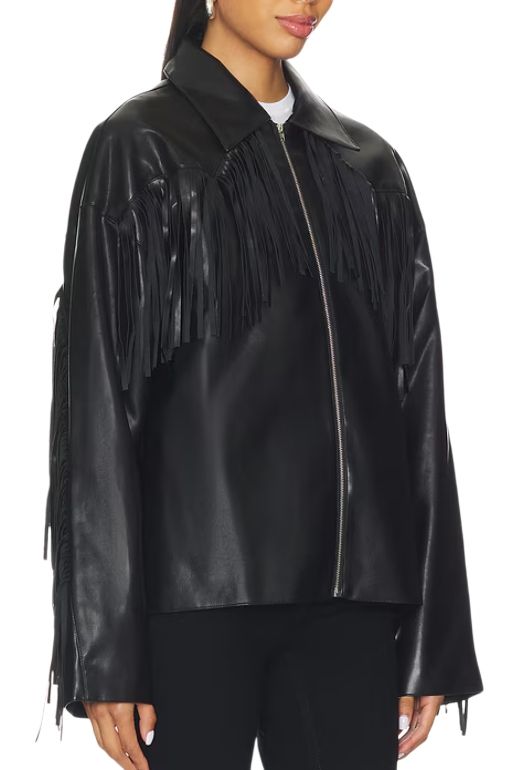 MORE TO COME, Mia Faux Leather Jacket