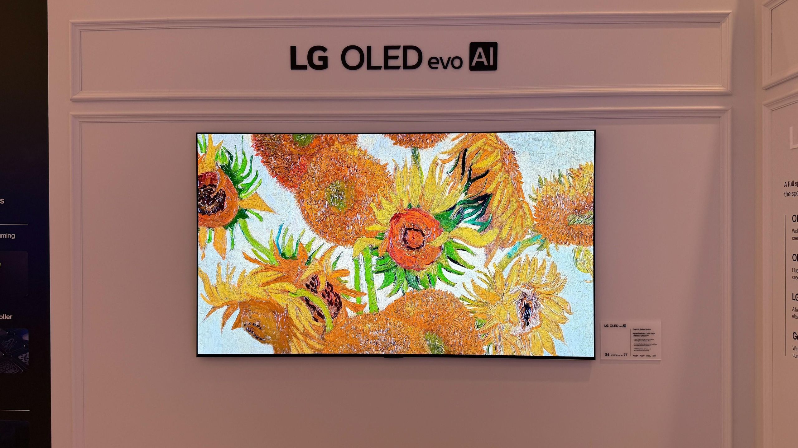 LG OLED Evo G6 TV brightness demonstration
