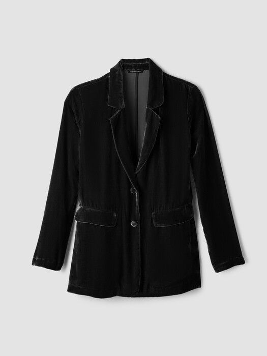 Velvet Long Blazer