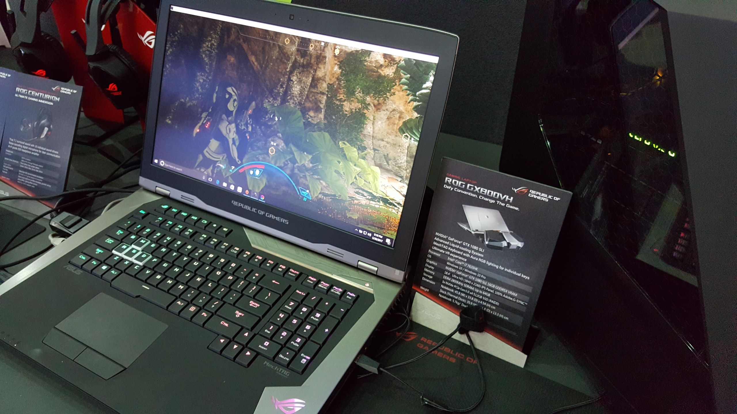 Asus's monstrous liquid cooled laptop now overclocks to 4.4GHz
