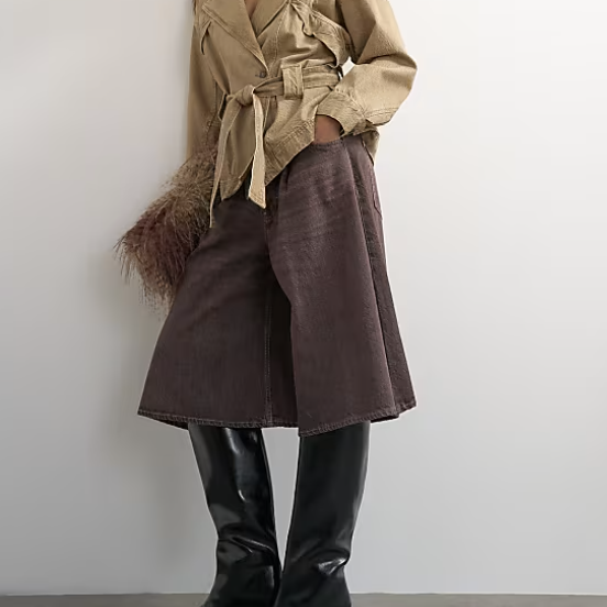 Image of brown culottes