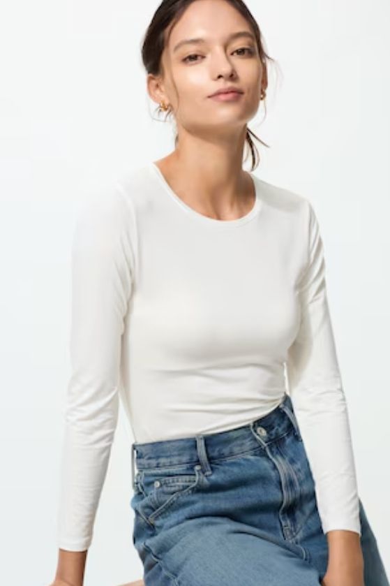 Uniqlo, Heattech Crew Neck T-Shirt (long Sleeve)