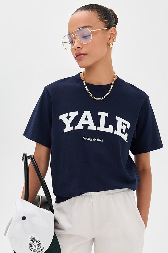 Sporty &amp;amp; Rich Yale Classic T-Shirt