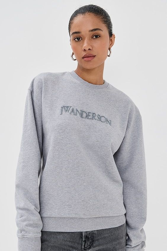 Jw Anderson Logo Embroidery Sweatshirt