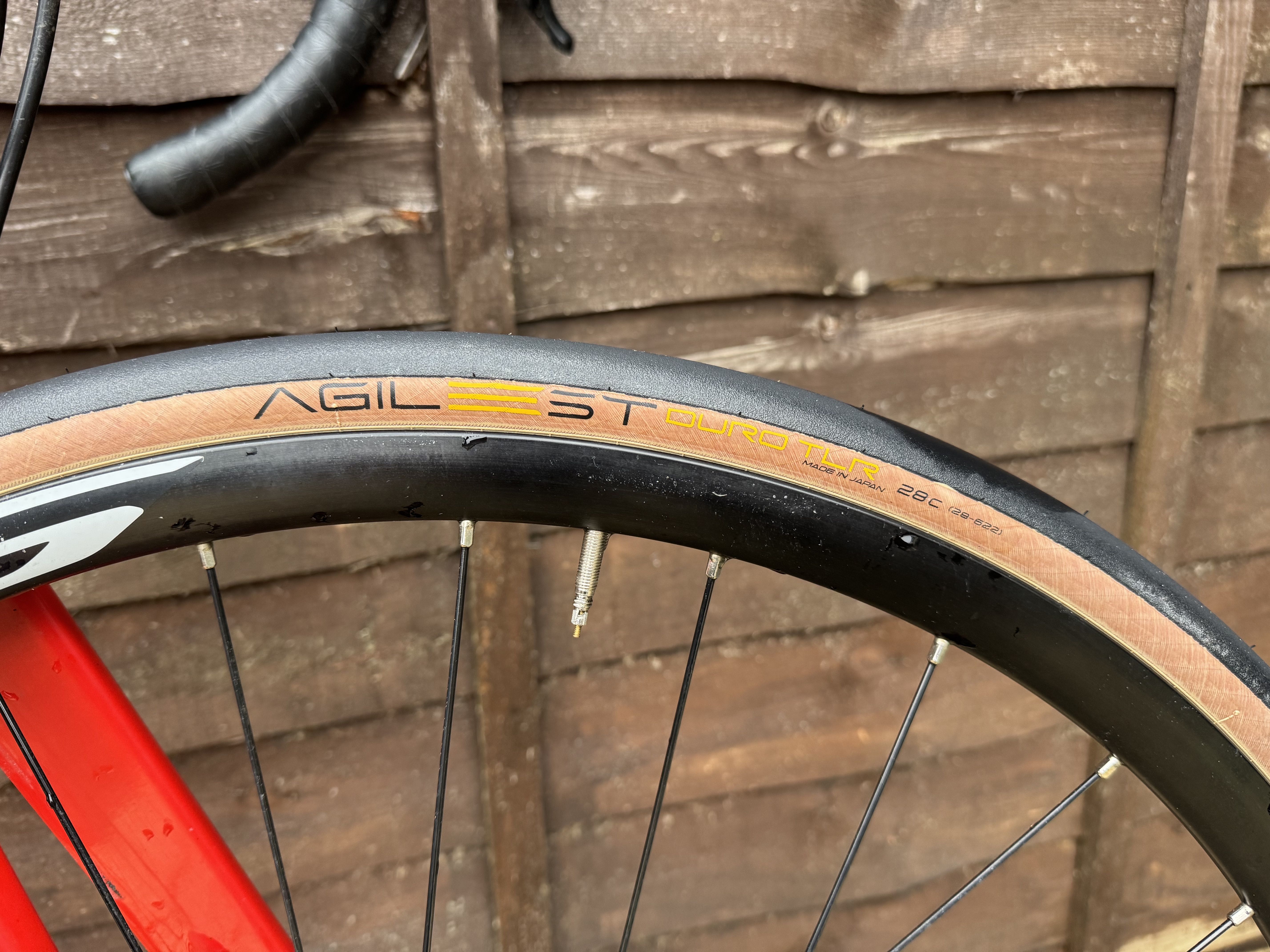 Panaracer Agilest Duro TLR Road Bike Tire 700x30c Amber