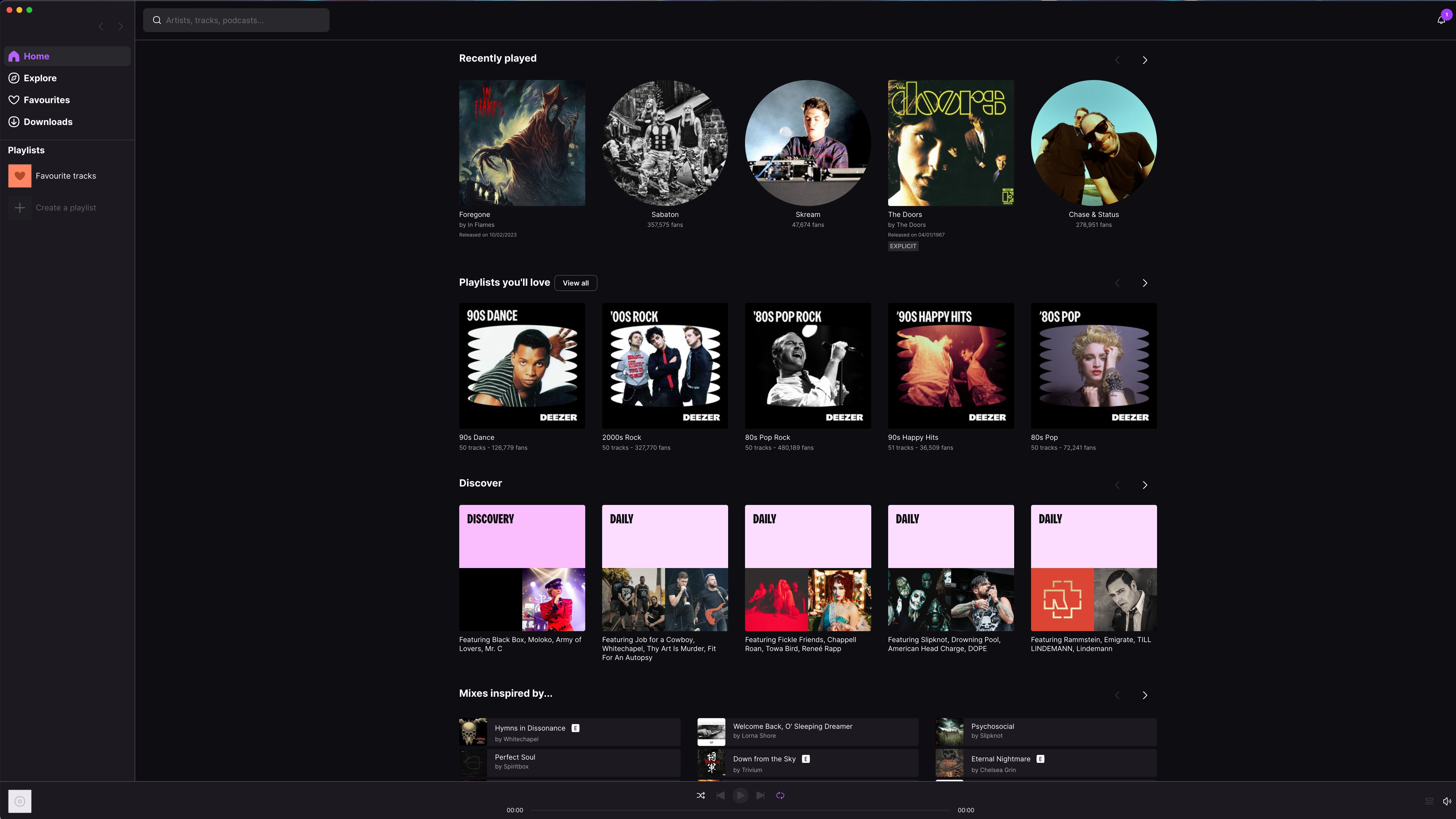 Deezer Screenshot