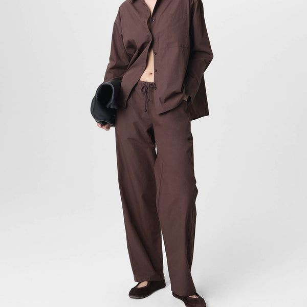 Organic Poplin Essential Pant