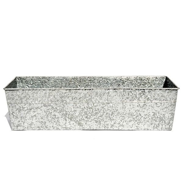 Embossed Galvanised Metal Window Trough