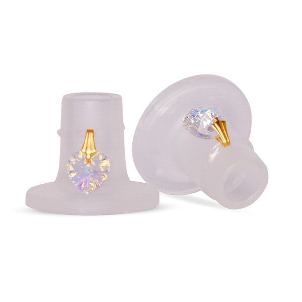 Swarovski&amp;reg; Crystal Heart Stoppers for Heels