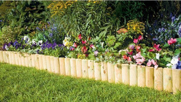 Argos Fixed Log Edging Regular - Pack Of 2