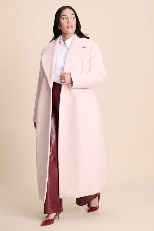 Eloquii Textured Long Coat