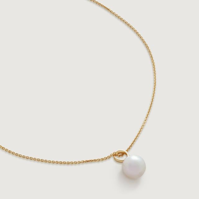 Monica Vinader Nura Pearl Necklace