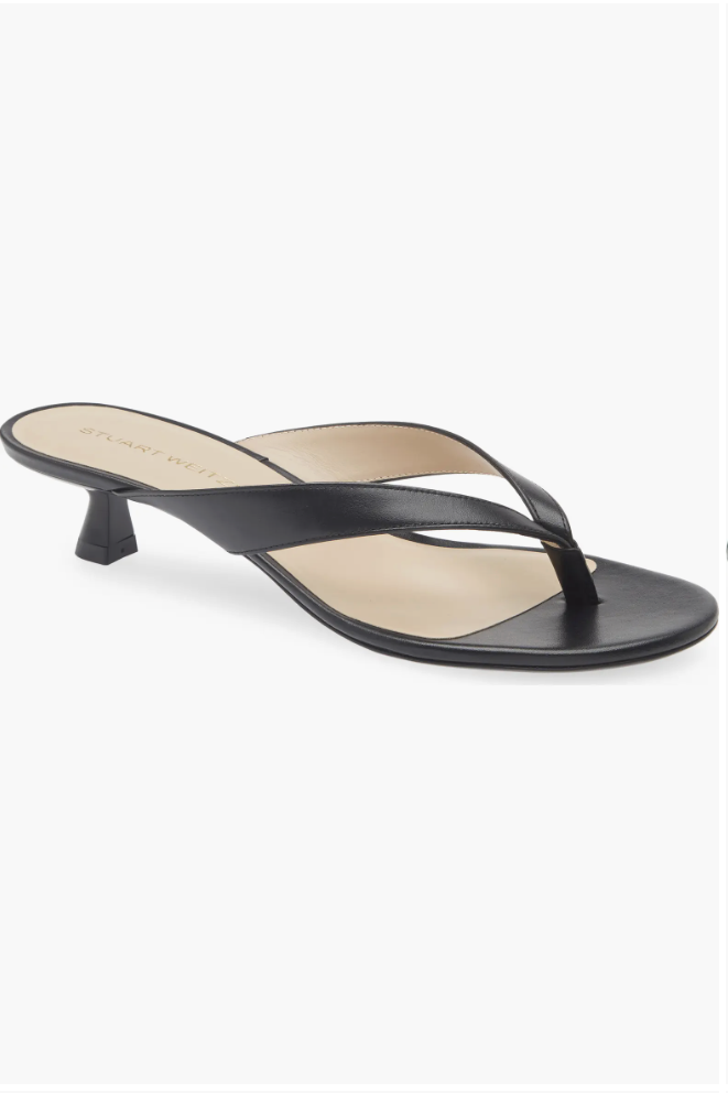 Stuart Weitzman, Rio Kitten Heel Sandal