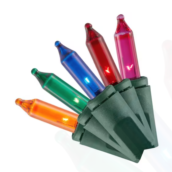 Colorful Christmas lights