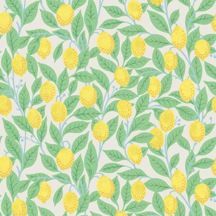 'lemons' Wallpaper by Nathan Turner - Stone