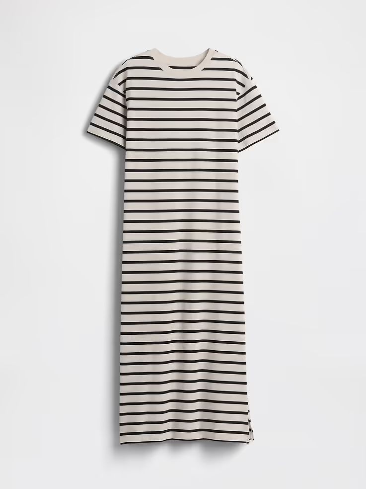 Gap, Heavyweight Oversized Maxi T-Shirt Dress