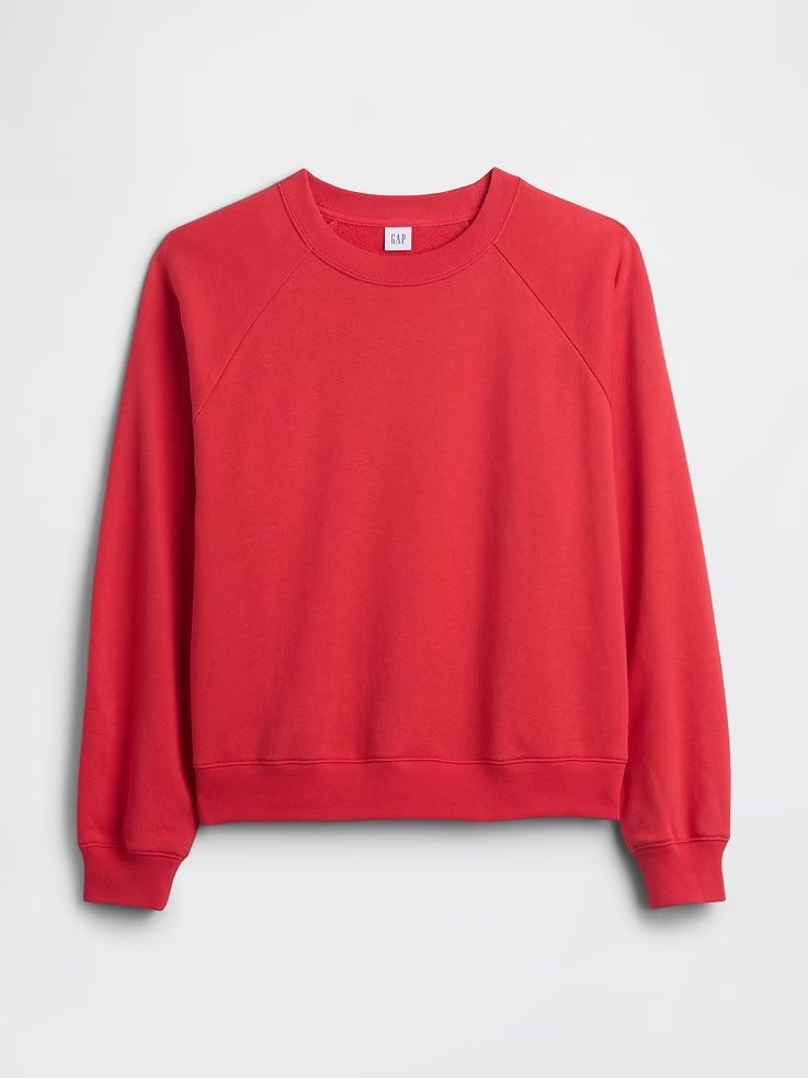 Gap Factory, Relaxed French Terry Crewneck Sweatshirt
