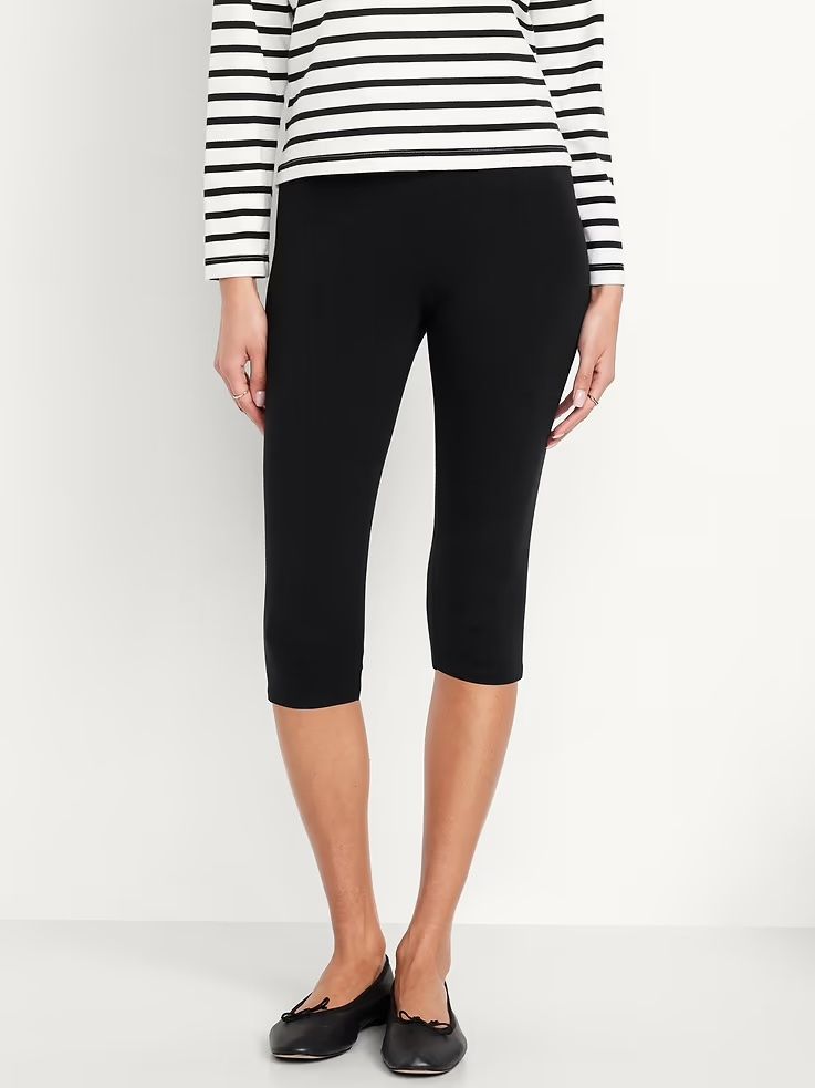 Old Navy, High-Waisted Fashion Layering Capri Legging