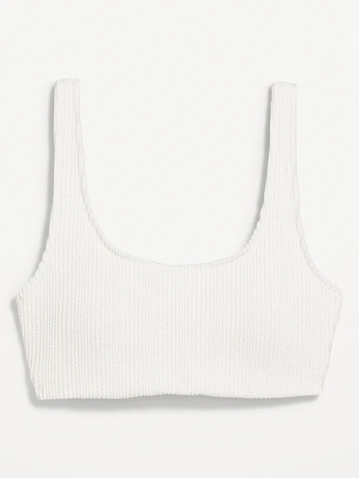 Old Navy, Ribbed Scoop-Neck Swim Top