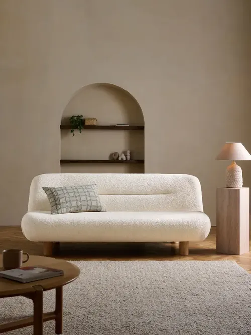 Casual Boucle Oyster Natural Otis Sofa Bed
