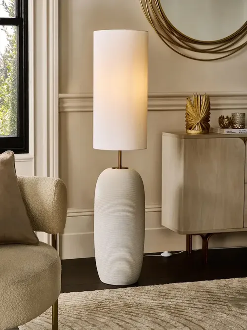 White Hadleigh Floor Lamp