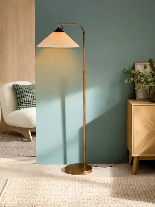 Brass Tate Floor Lamp