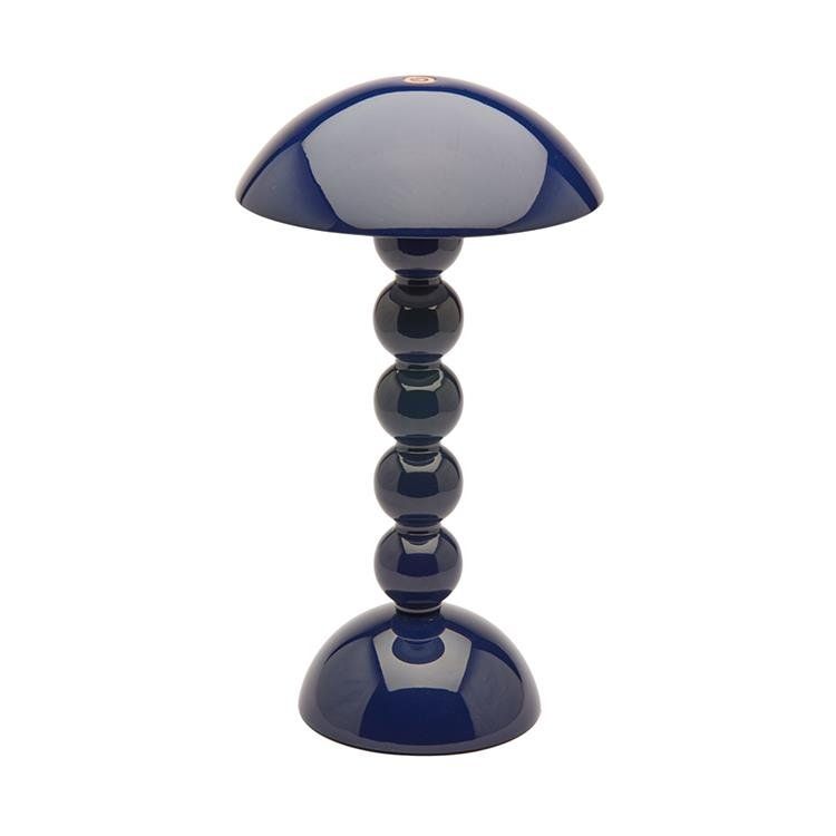 Navy Lacquer Rechargeable Bobbin Led Lamp
