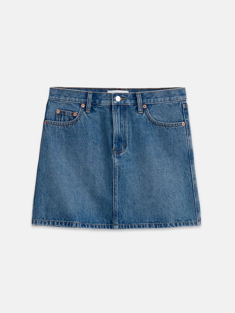 Andie Mini Skirt in Denim