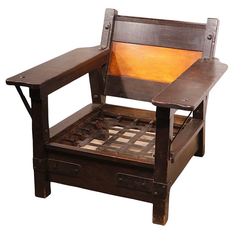 Early California Rancho Style Monterey Furniture Lounge Club Chair C 1930's