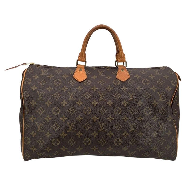 Louis Vuitton Vintage Monogram Canvas Speedy 40 Duffle Bag