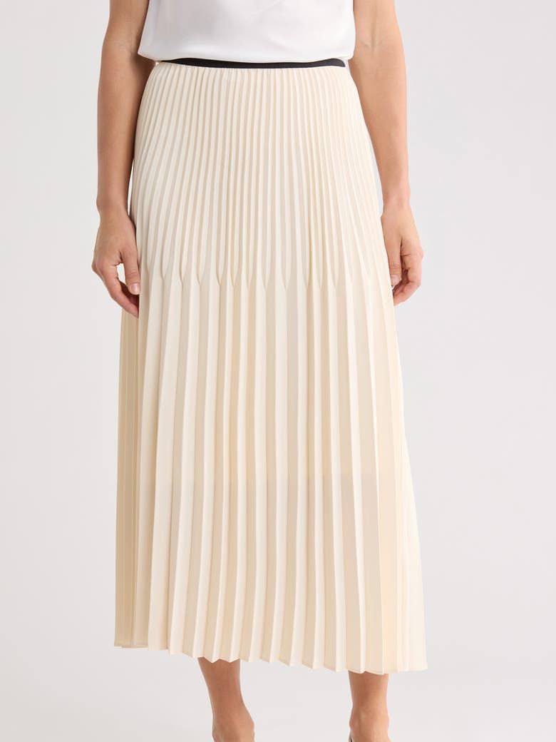 Pleated Midi Skirt
