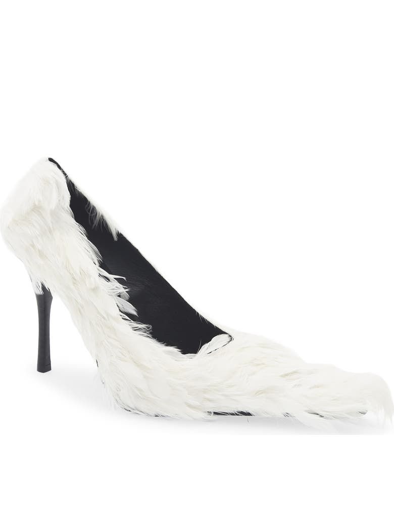 Plumage Pointed Toe Pump