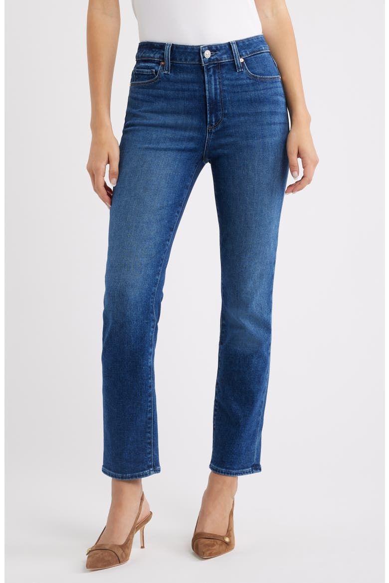 Cindy High Waist Ankle Straight Leg Jeans