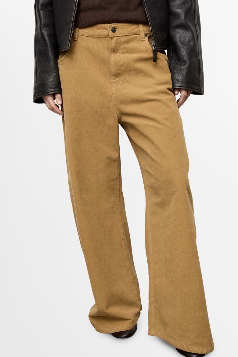 Wide Leg Corduroy Pants