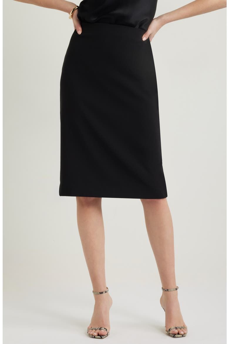 Stretch Pencil Skirt