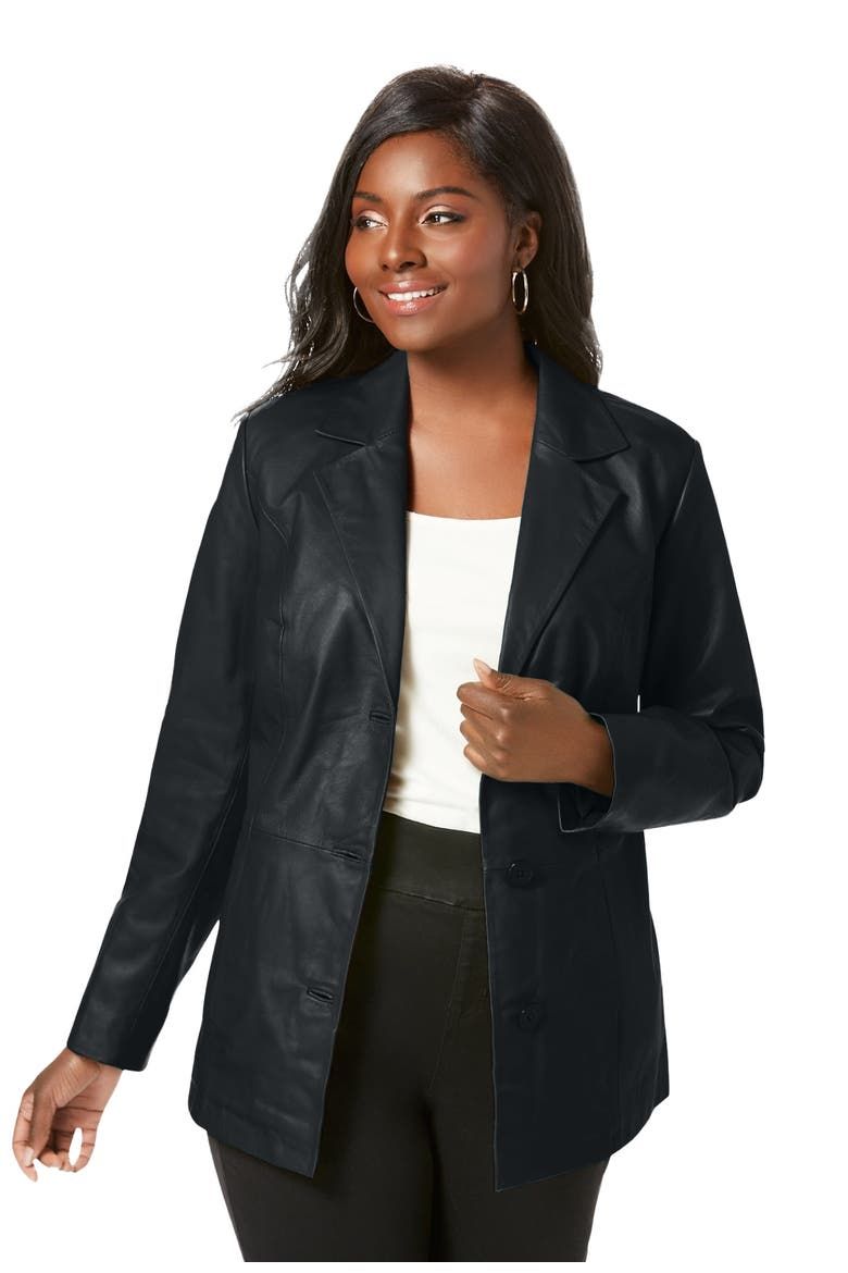 Leather Blazer