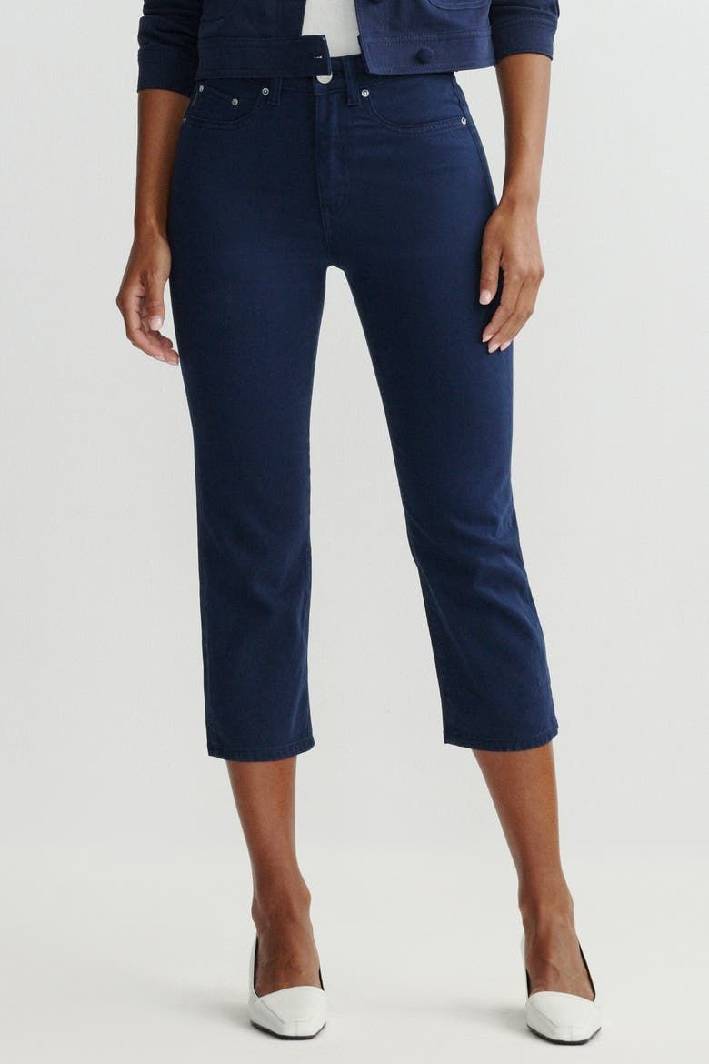 Kristy High Waist Capri Jeans