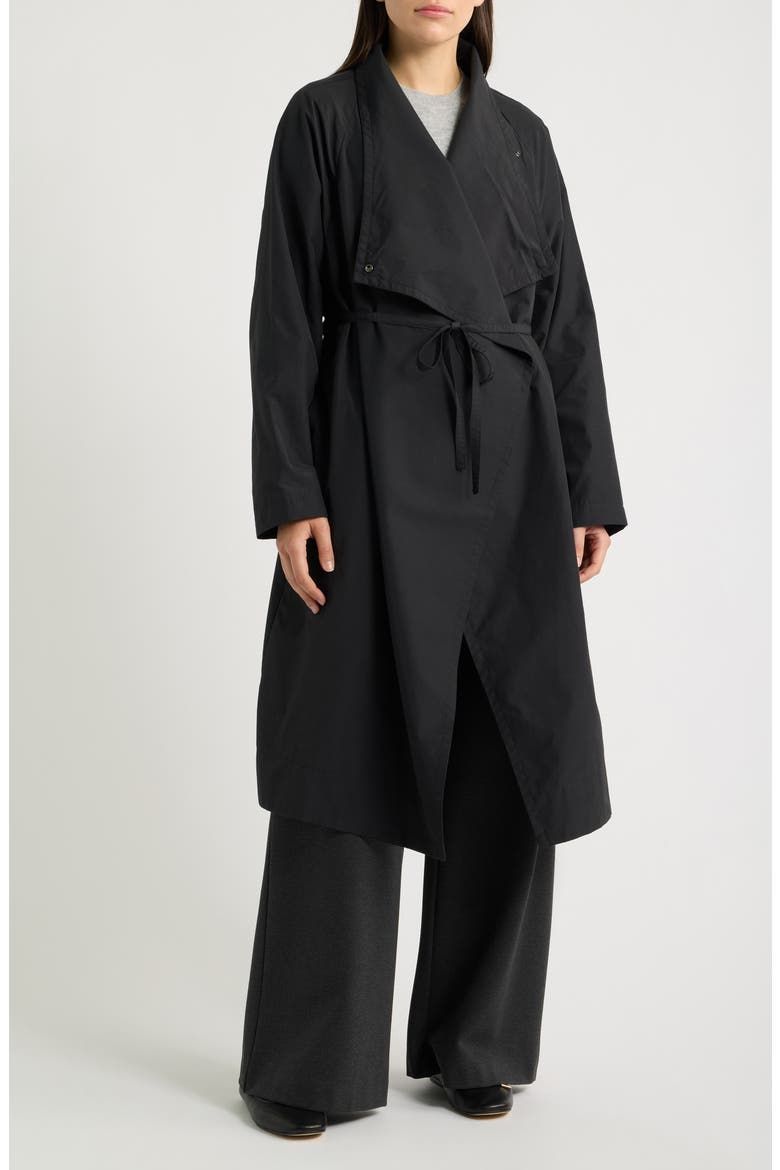 High Drape Neck Coat