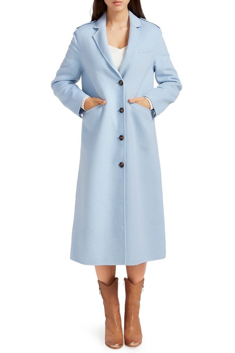 Tainted Love Wool Blend Longline Coat