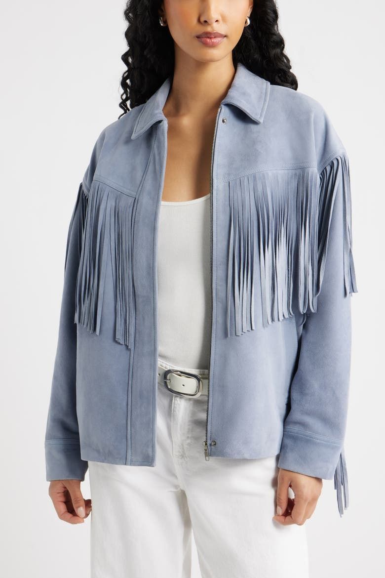 Fringe Suede Jacket