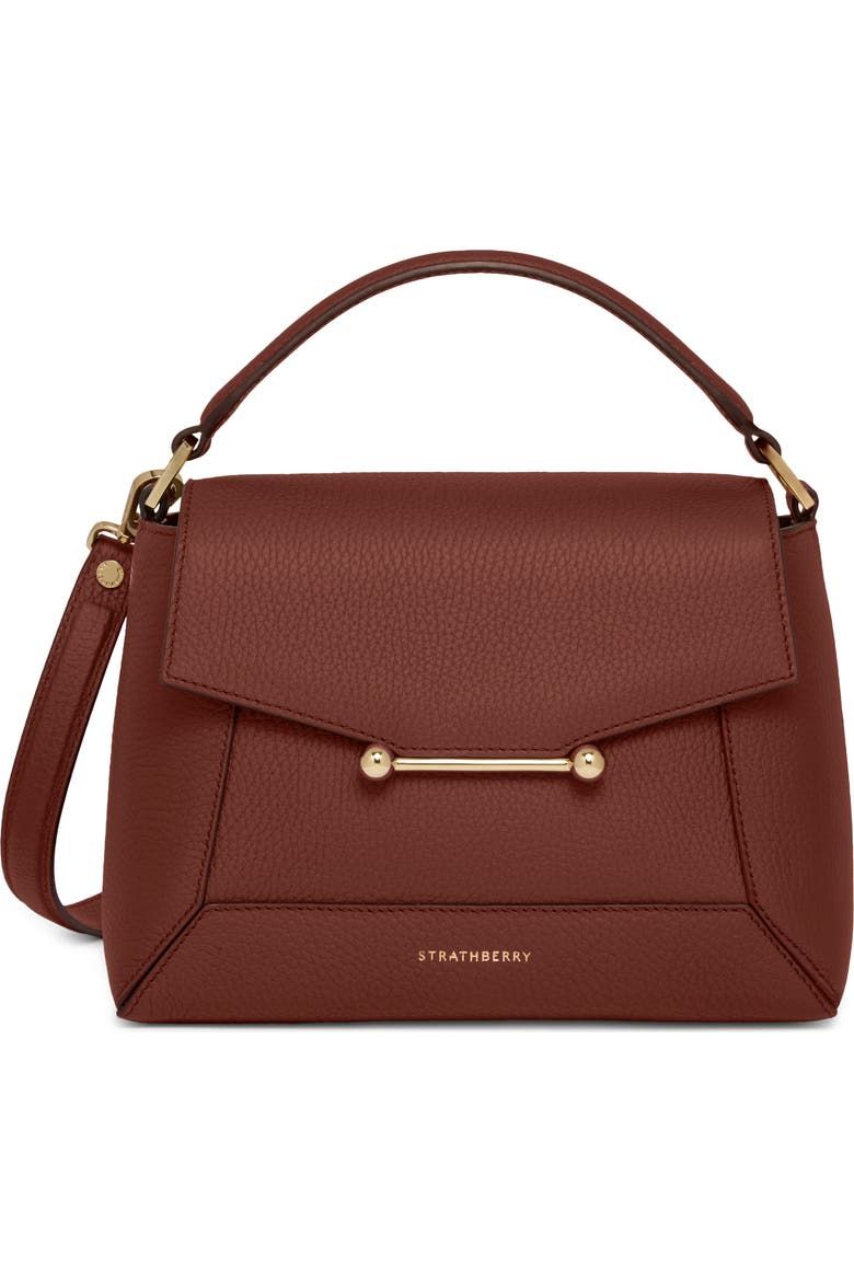 Mosaic Leather Top Handle Bag